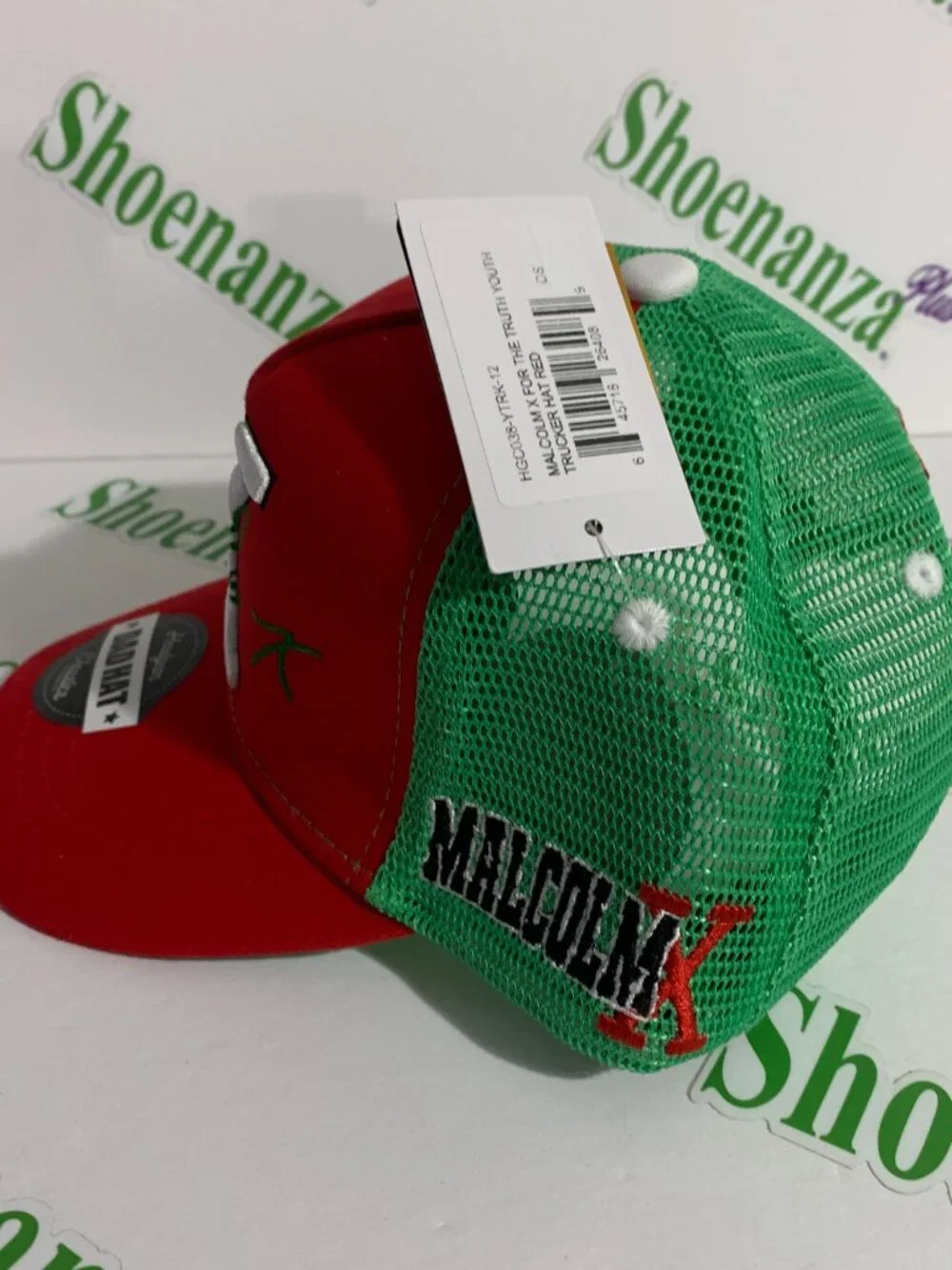Headgear Classics Hat Malcom X For The Truth Green Red Trucker Dad Cap Youth Kid